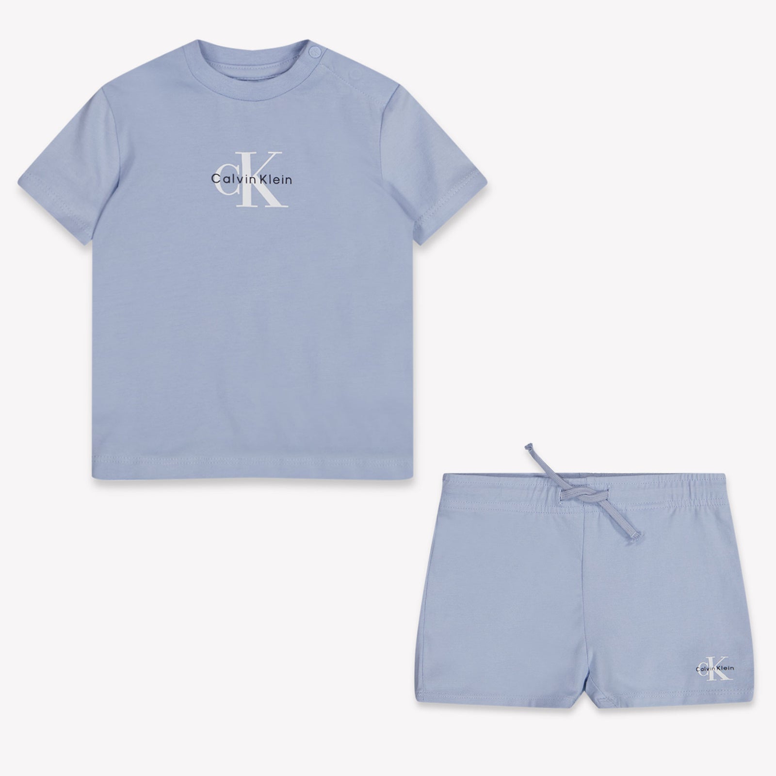 Calvin Klein Baby Unisex Set In Light Blue
