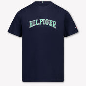 Tommy Hilfiger Kids Boys T-Shirt In Navy