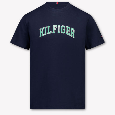 Tommy Hilfiger Kids Boys T-Shirt In Navy