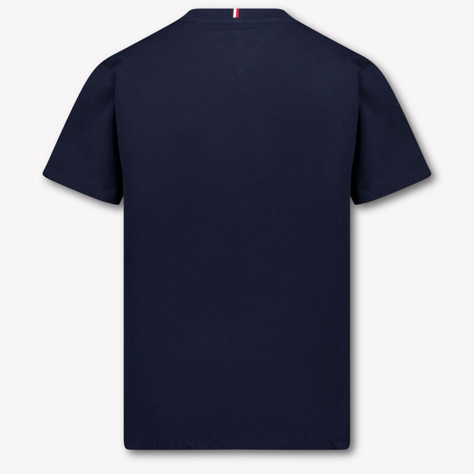 Tommy Hilfiger Kids Boys T-Shirt In Navy