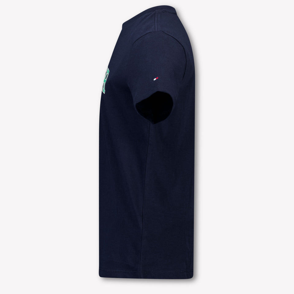 Tommy Hilfiger Kids Boys T-Shirt In Navy
