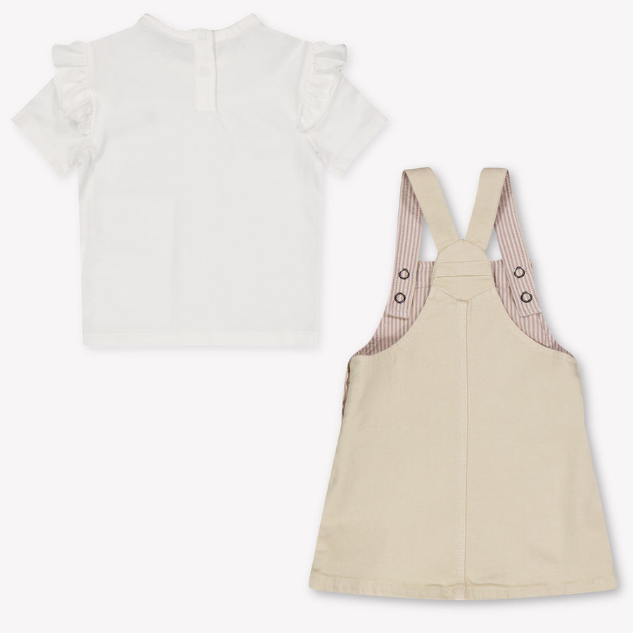 Tommy Hilfiger Baby Girls Set In Beige