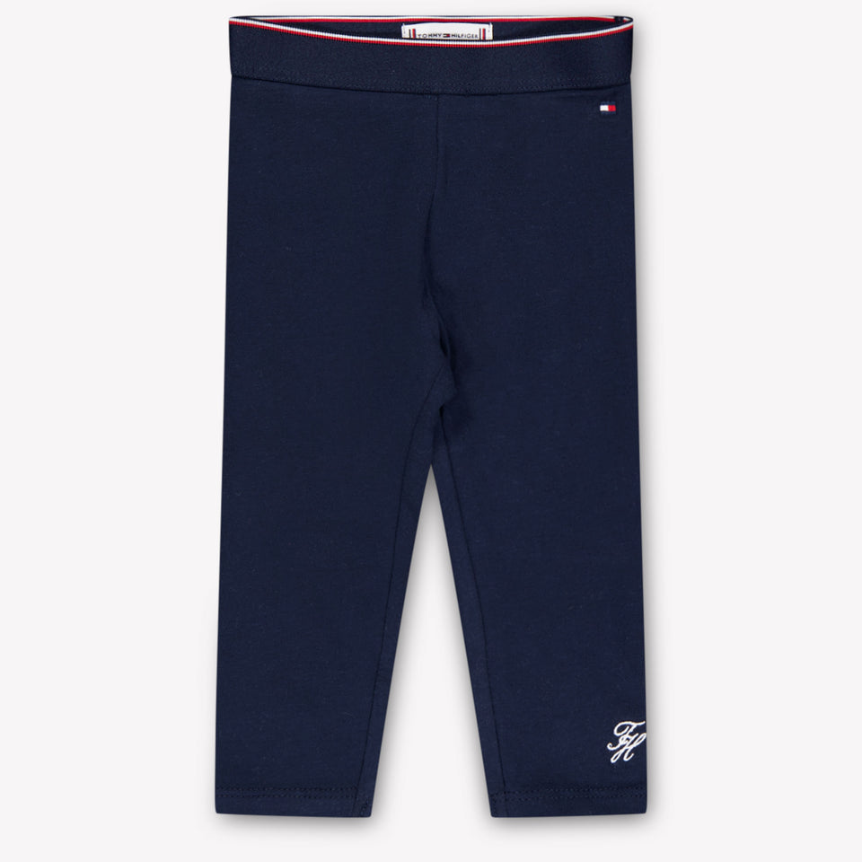 Tommy Hilfiger Baby Girls Leggings In Navy