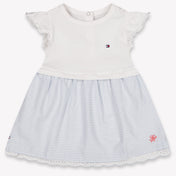 Tommy Hilfiger Baby Meisjes Jurk In Licht Blauw