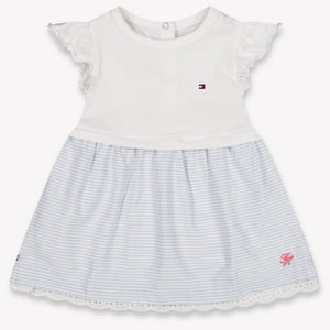 Tommy Hilfiger Baby Girls Dress In Light Blue