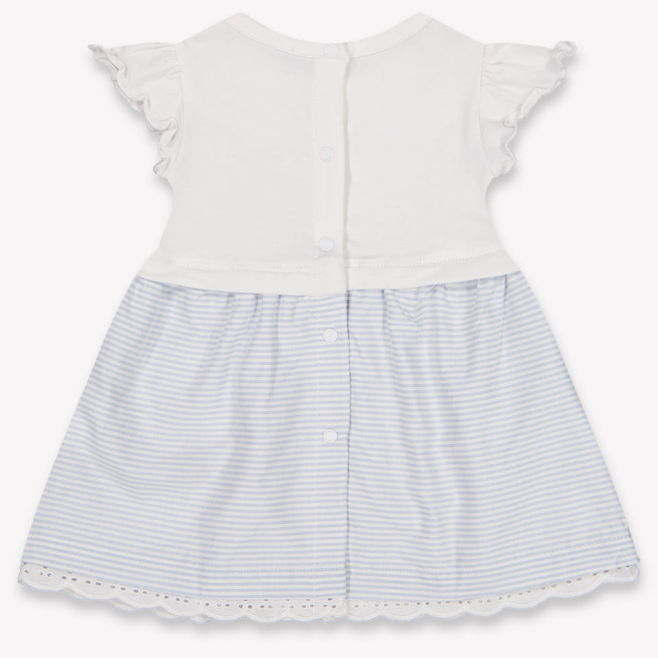 Tommy Hilfiger Baby Meisjes Jurk In Licht Blauw