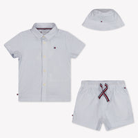 Tommy Hilfiger Baby Boys Set In Light Blue