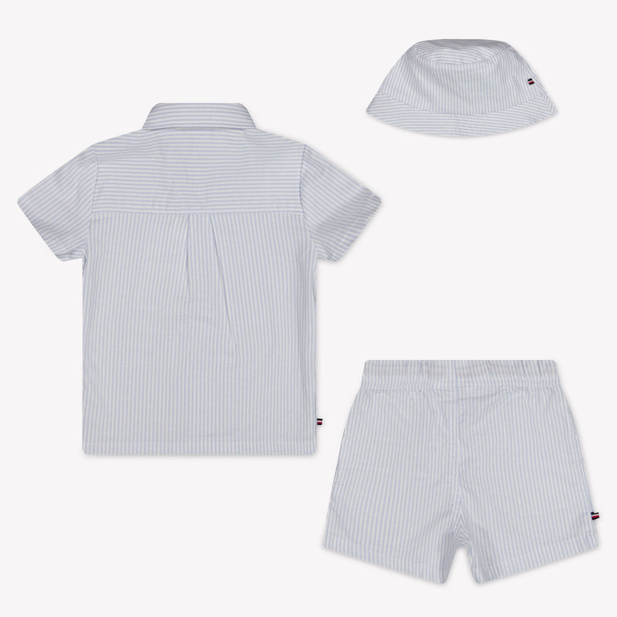 Tommy Hilfiger Baby Boys Set In Light Blue