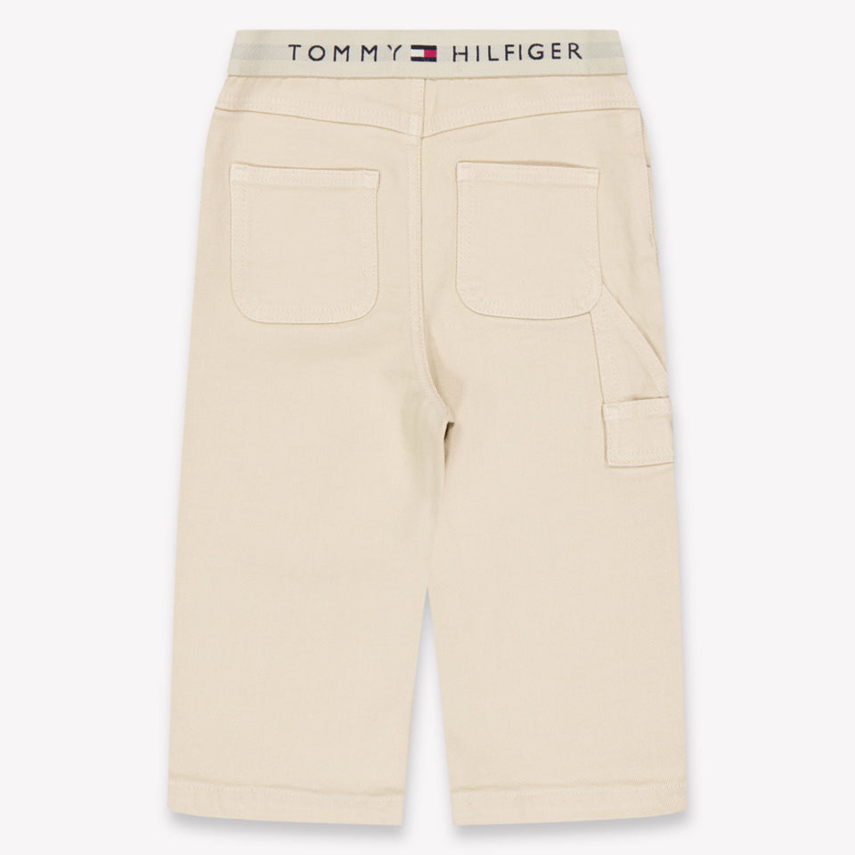 Tommy Hilfiger Baby Unisex Pants In Beige