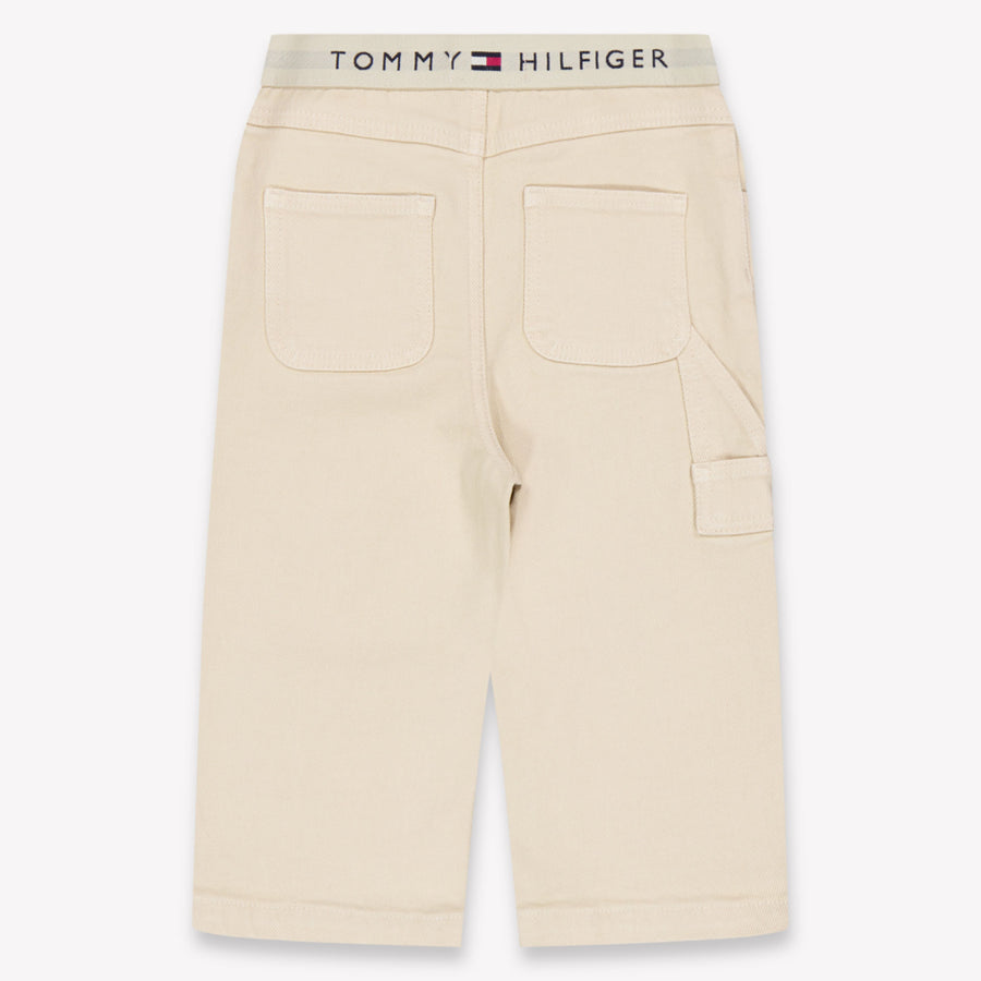 Tommy Hilfiger Baby Unisex Pants In Beige