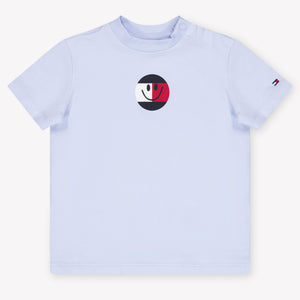 Tommy Hilfiger Baby Unisex T-Shirt In Licht Blauw