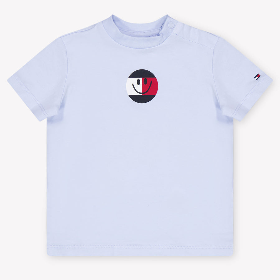 Tommy Hilfiger Baby Unisex T-Shirt In Licht Blauw