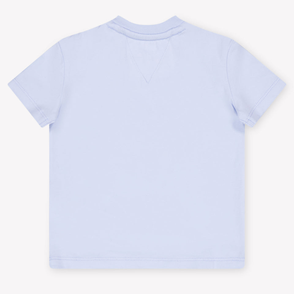Tommy Hilfiger Baby Unisex T-Shirt In Light Blue