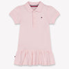 Tommy Hilfiger Baby Meisjes Jurk In Licht Roze