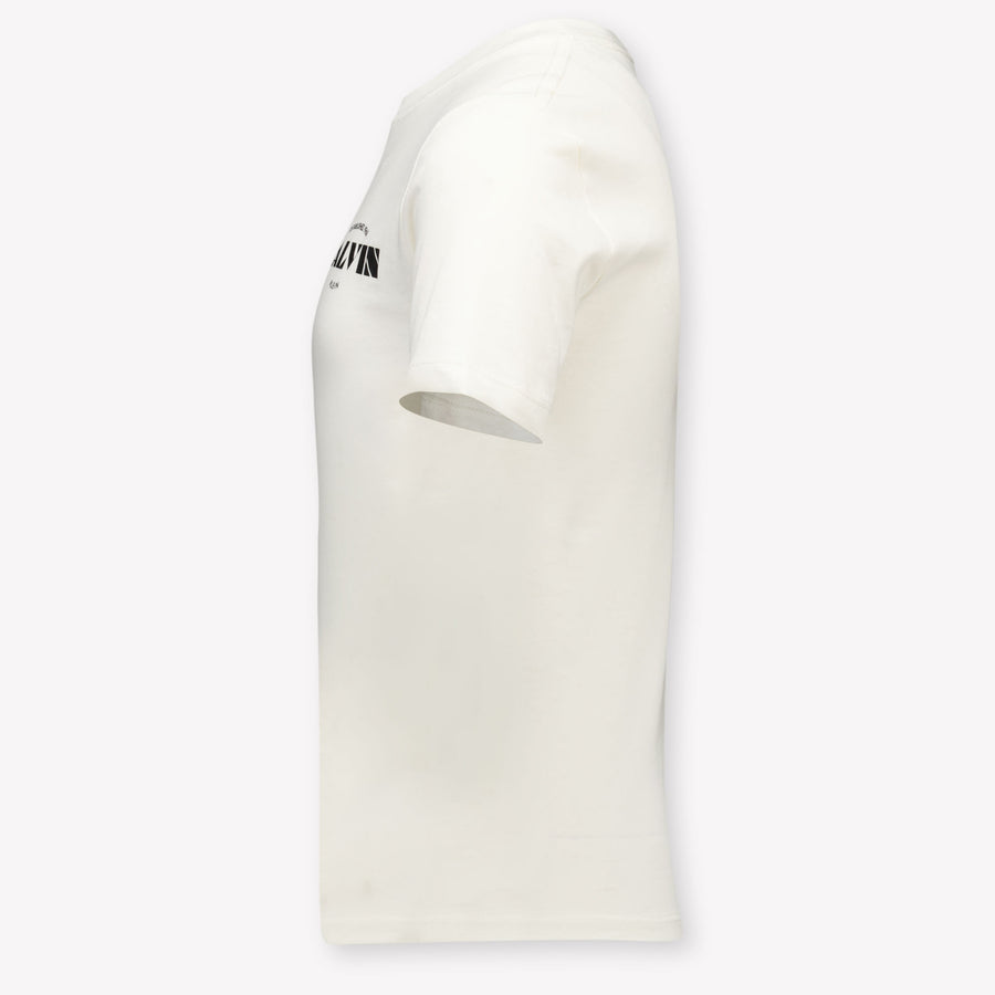Calvin Klein Kinder Jongens T-Shirt In Off White