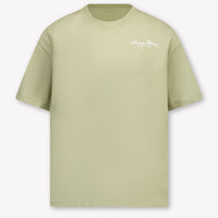 Calvin Klein Kids Boys T-Shirt In Olive Green
