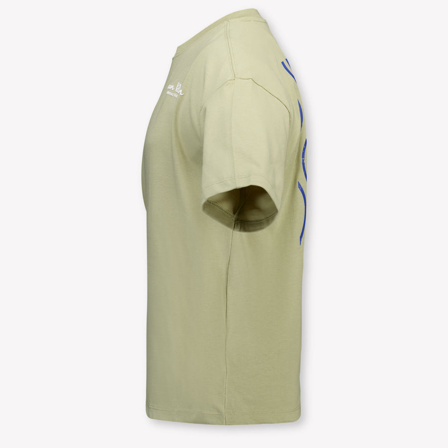 Calvin Klein Kids Boys T-Shirt In Olive Green