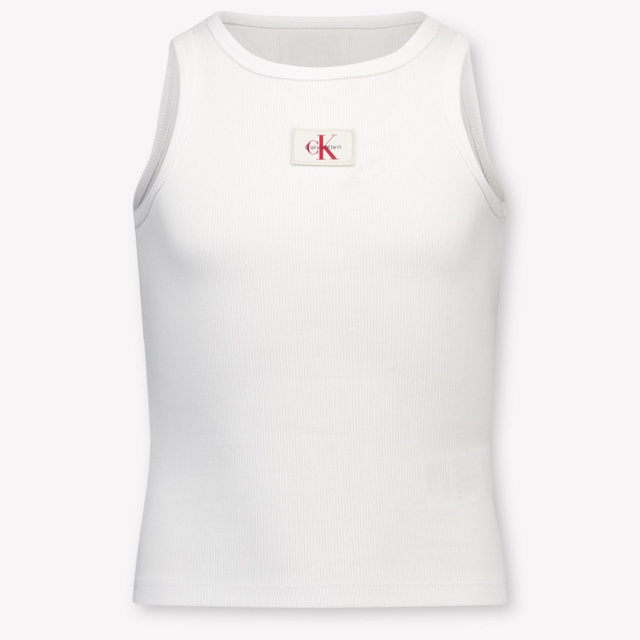 Calvin Klein Girls T-Shirt in White