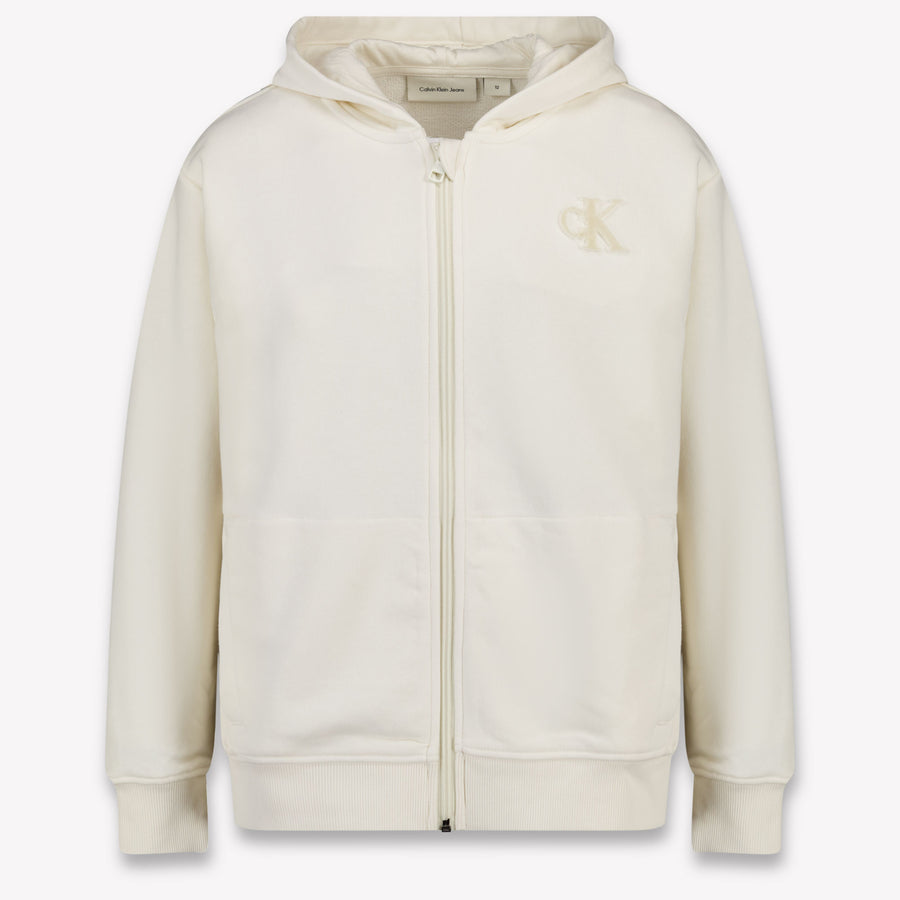 Calvin Klein Kinder Jongens Vest In Off White