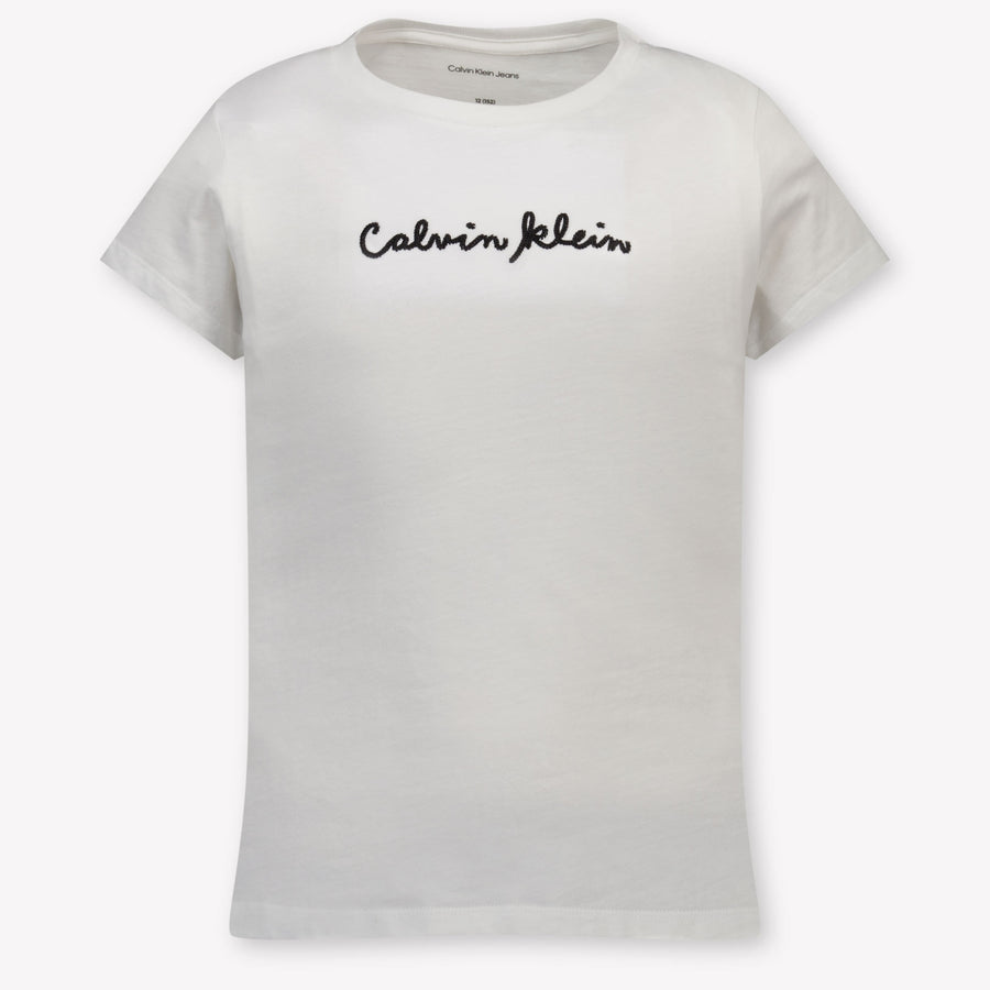 Calvin Klein Girls T-Shirt in White
