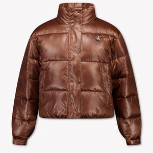 Calvin Klein Kinder Meisjes Winterjassen In Bruin
