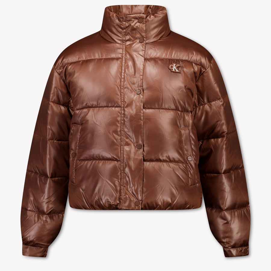Calvin Klein Kinder Meisjes Winterjassen In Bruin