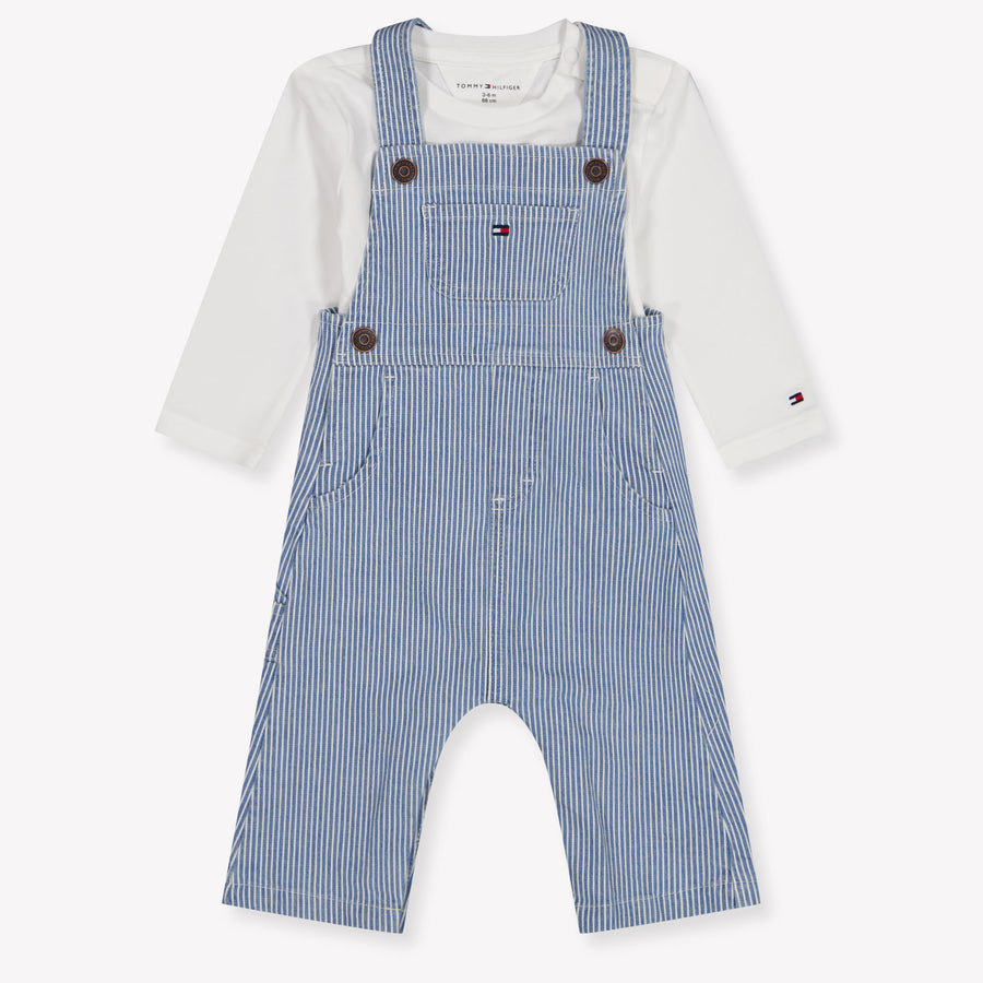 Tommy Hilfiger Baby Unisex Pants In Light Blue