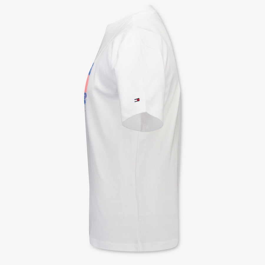 Tommy Hilfiger Kinder Jongens T-Shirt In Wit