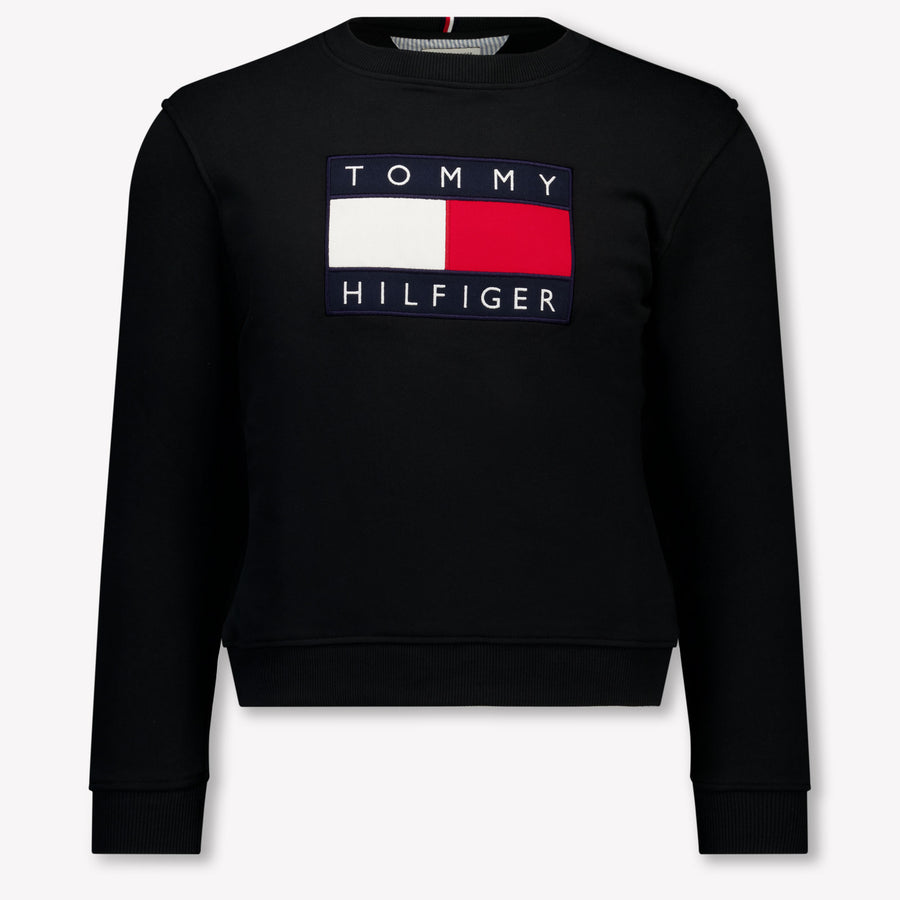 Tommy Hilfiger Unisex Kids Sweater in Black