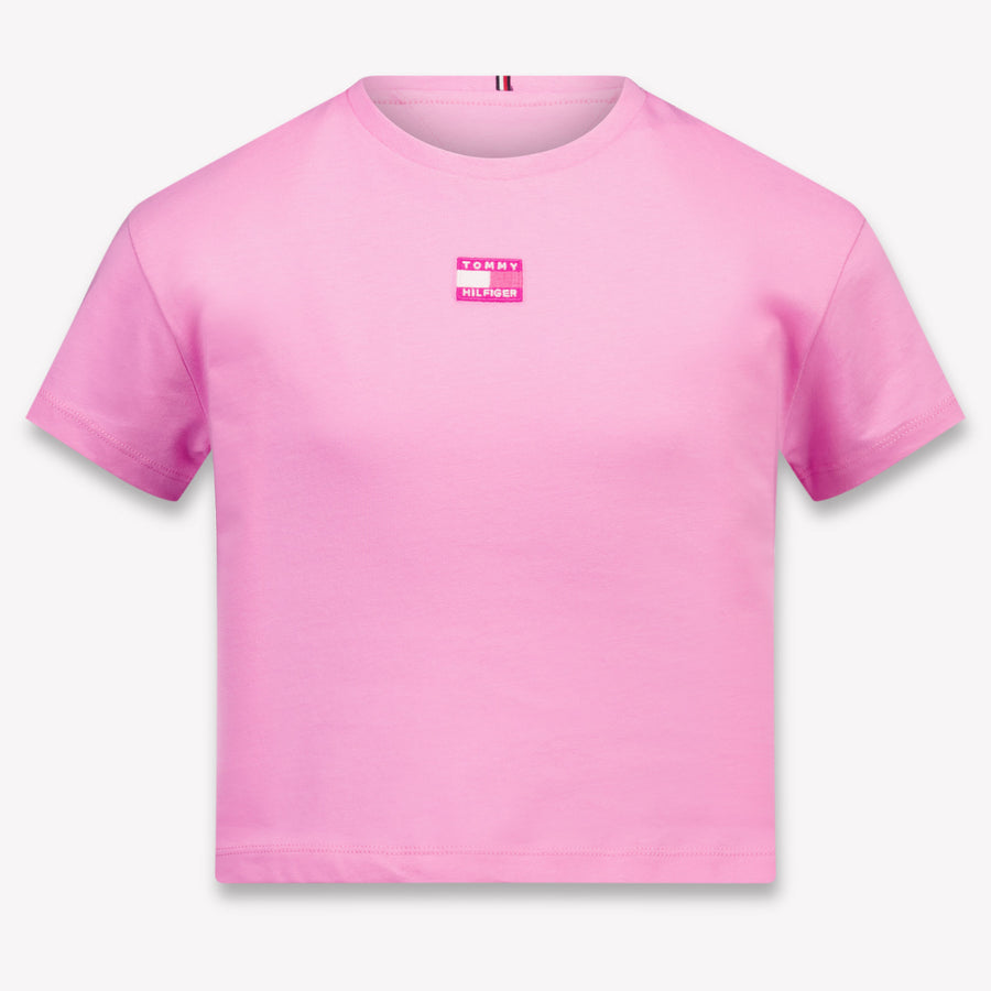 Tommy Hilfiger Girls T-Shirt in Fuchsia
