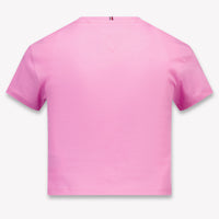 Tommy Hilfiger Kids Girls T-Shirt In Fuchsia