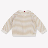 Tommy Hilfiger Baby Unisex Cardigan In Light Beige