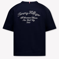 Tommy Hilfiger Kids Boys T-Shirt In Navy