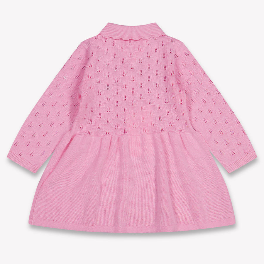 Tommy Hilfiger Baby Meisjes Jurk In Licht Roze