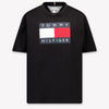 Tommy Hilfiger Kinder Jongens T-Shirt In Zwart