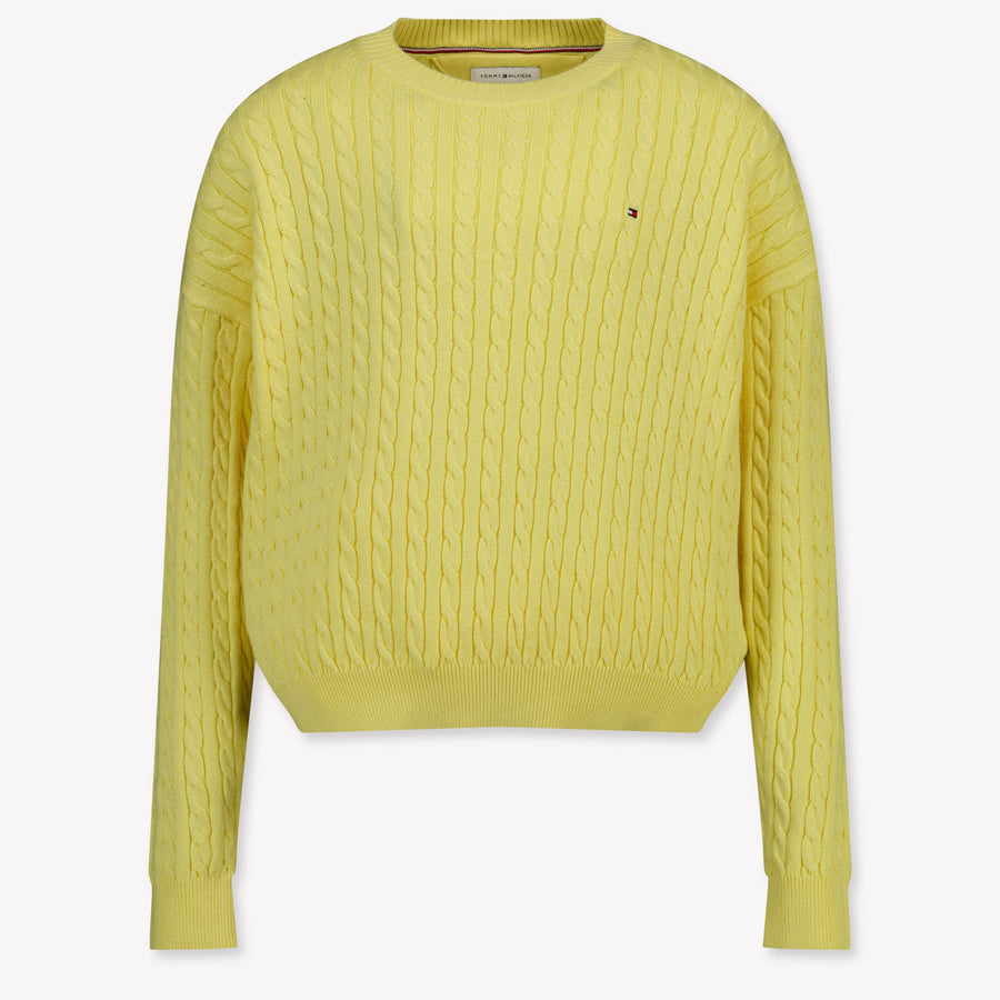 Tommy Hilfiger Girls Sweater in Yellow
