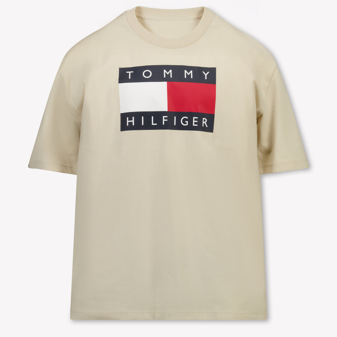 Tommy Hilfiger Kids Boys T-Shirt In Beige