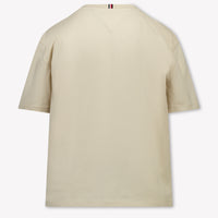 Tommy Hilfiger Kids Boys T-Shirt In Beige