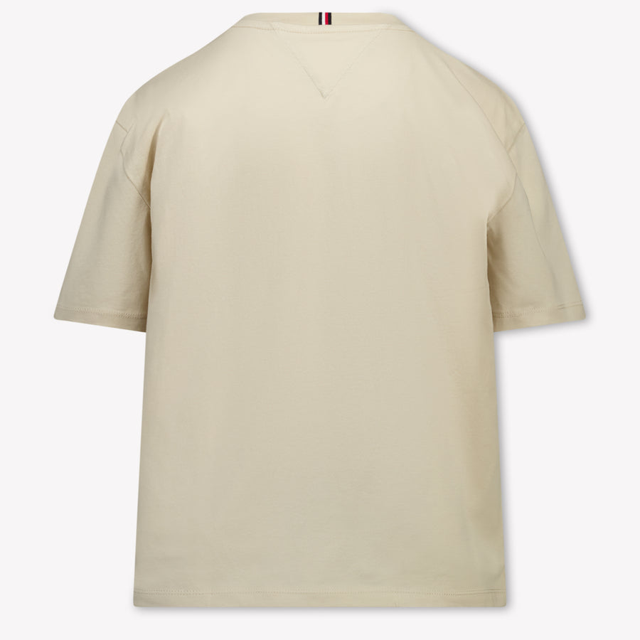 Tommy Hilfiger Kids Boys T-Shirt In Beige