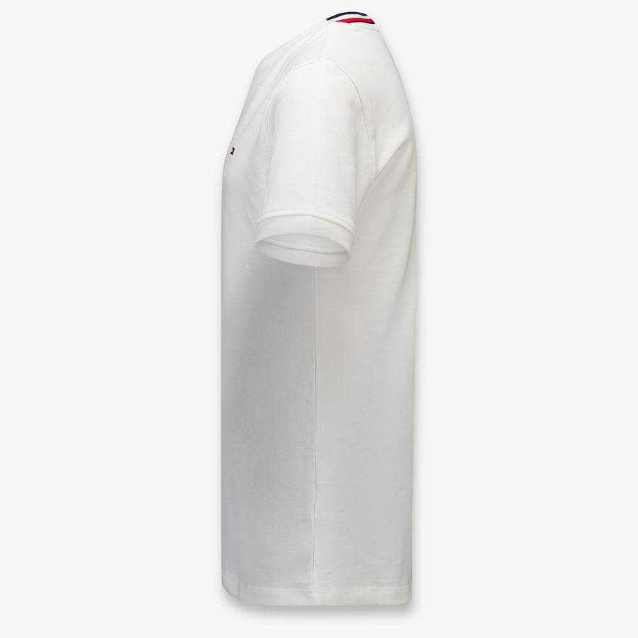 Tommy Hilfiger Kinder Jongens T-Shirt In Wit