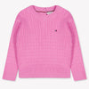Tommy Hilfiger Baby Girls Sweater in Pink