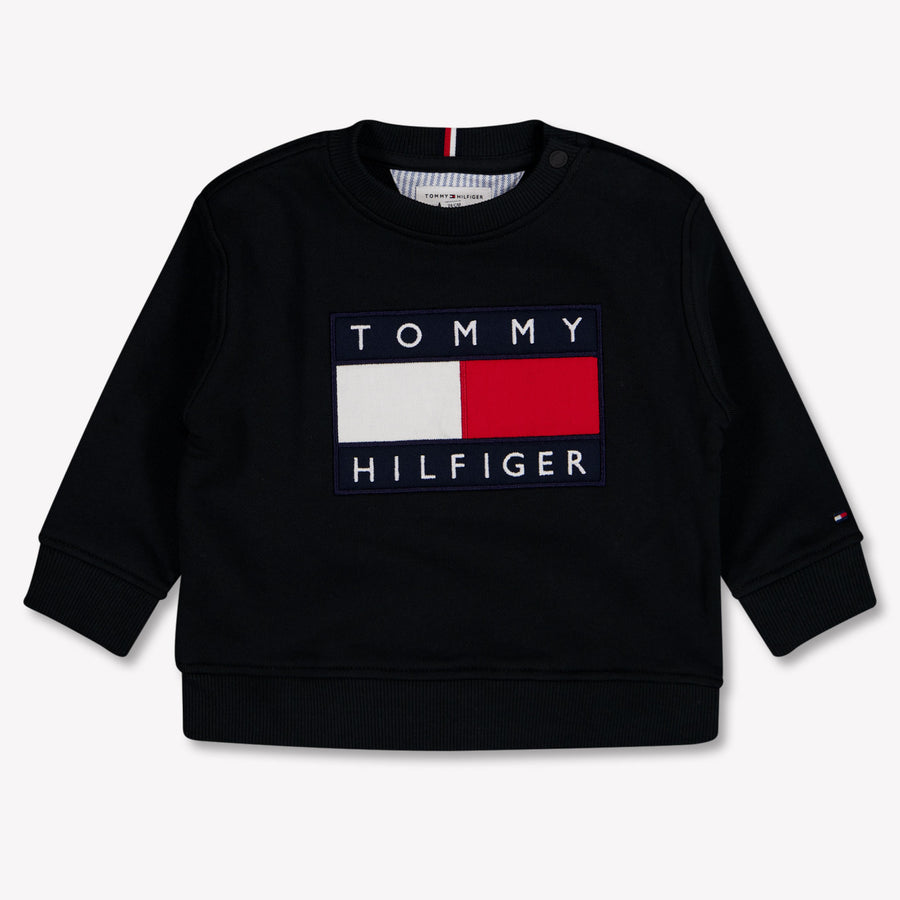 Tommy Hilfiger Baby Unisex Trui In Zwart