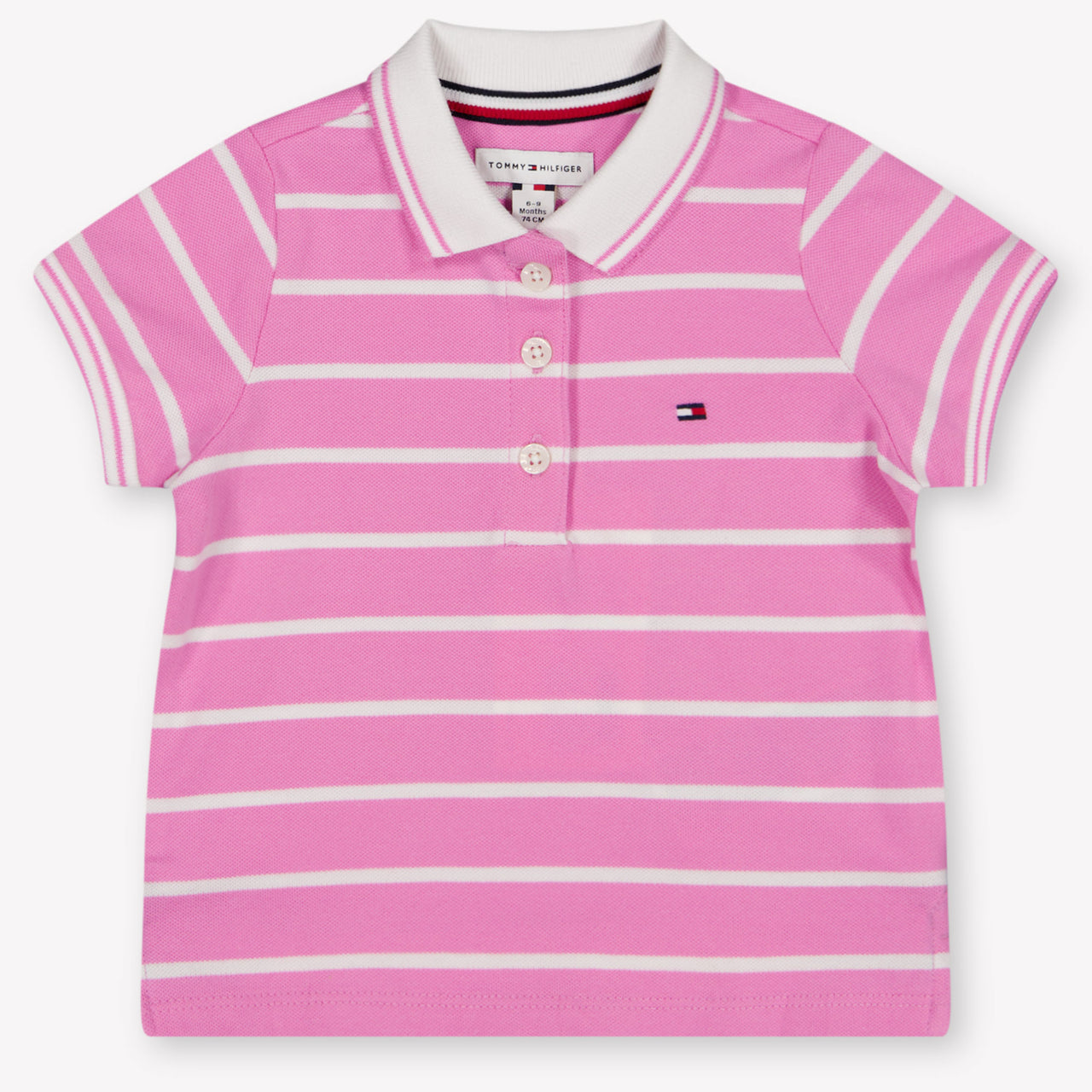Tommy Hilfiger Baby Girls Polo In Pink