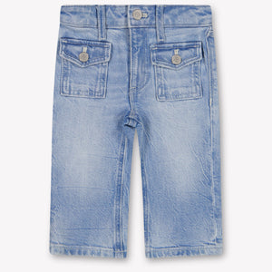 Tommy Hilfiger Baby Girls Jeans In Light Blue
