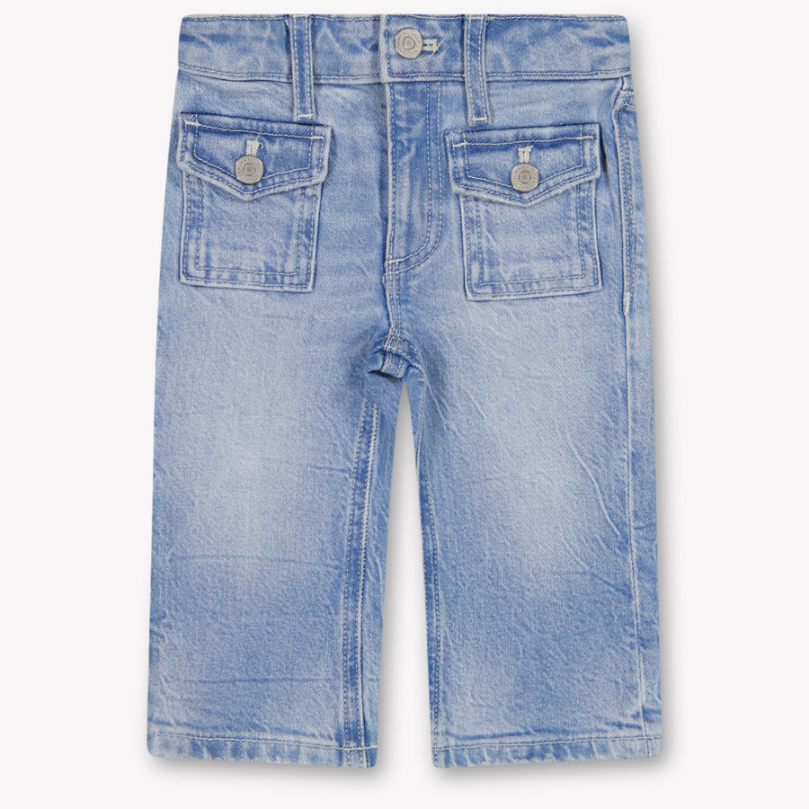 Tommy Hilfiger Baby Girls Jeans In Light Blue