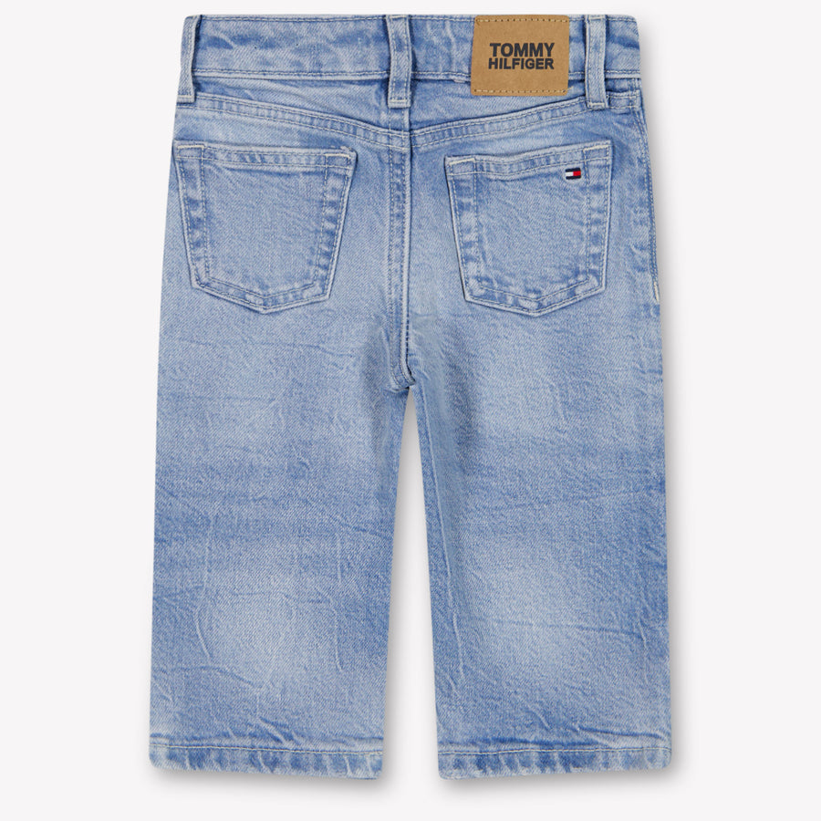 Tommy Hilfiger Baby Girls Jeans In Light Blue