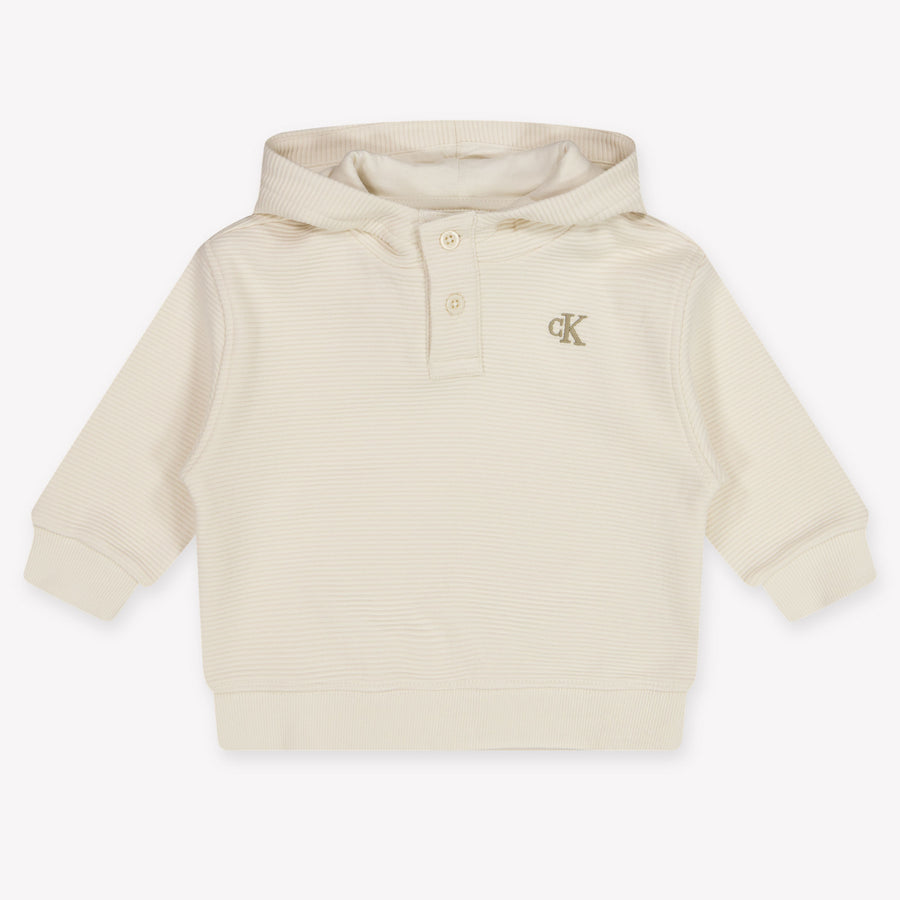 Calvin Klein Baby Unisex Sweater In OffWhite