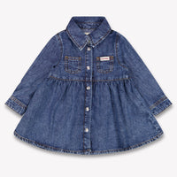 Calvin Klein Baby Girls Dress In Jeans