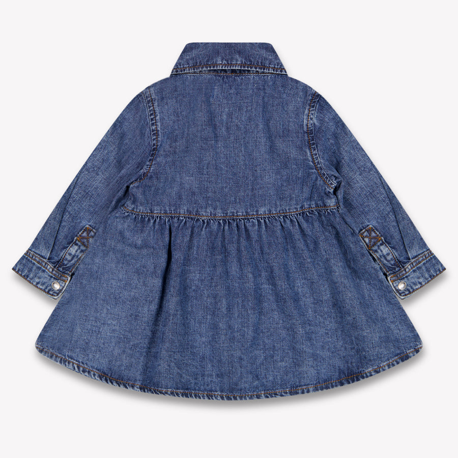 Calvin Klein Baby Girls Dress In Jeans
