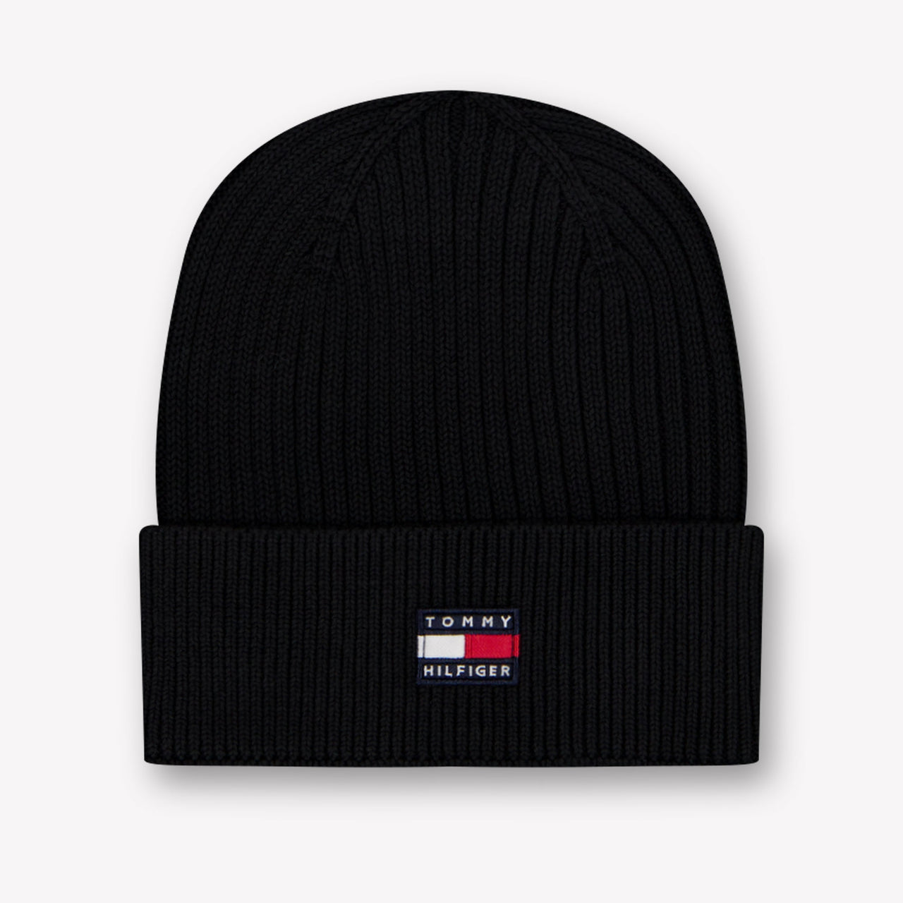 Tommy Hilfiger Unisex Kids Beanie in Black